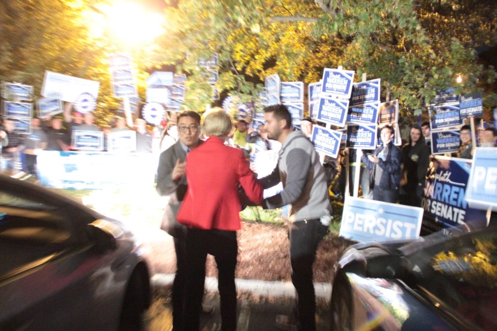 Roger Lau and Elizabeth Warren