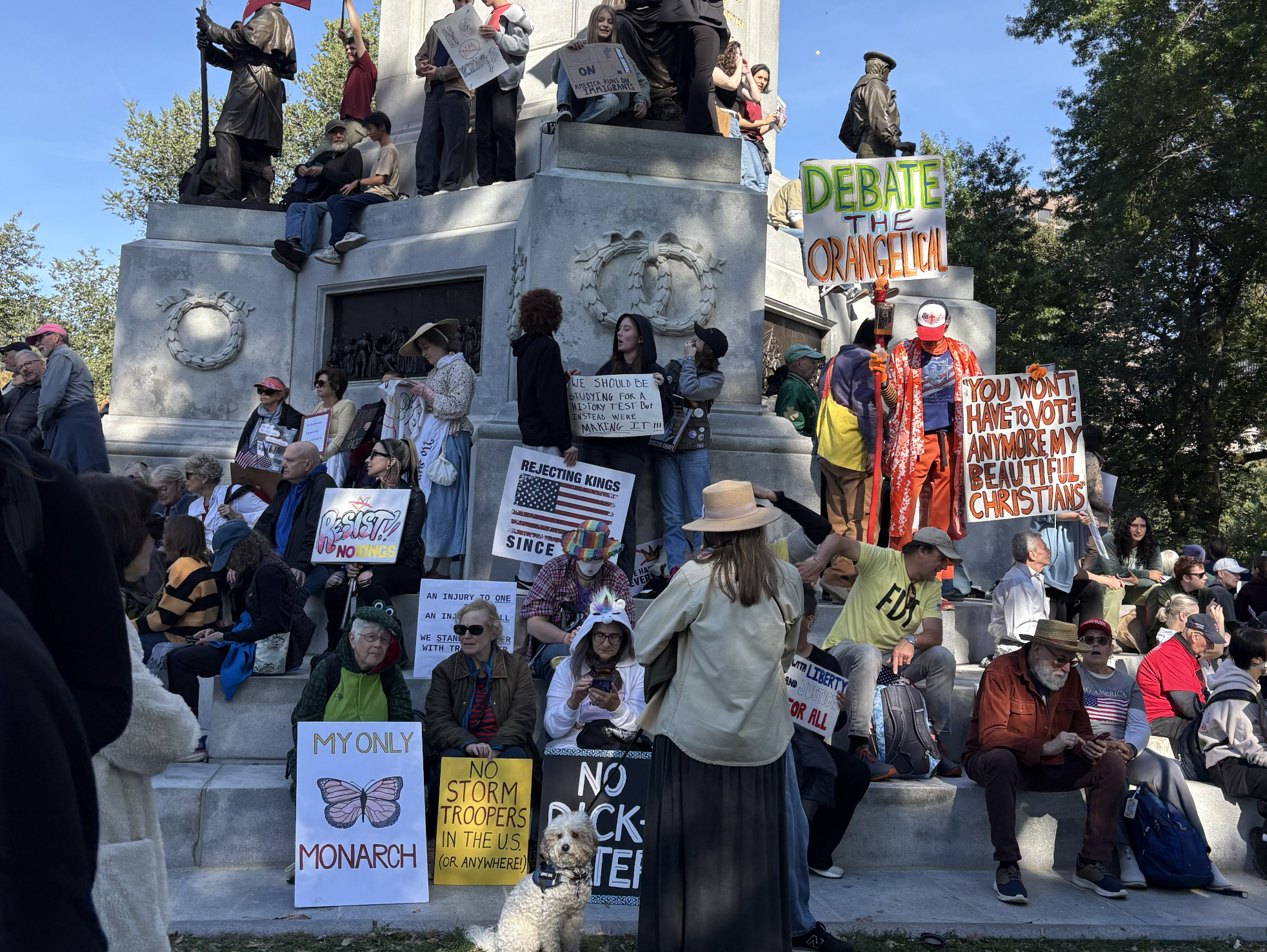 ‘No Kings’ Boston rally draws thousands of protesters, few clashes