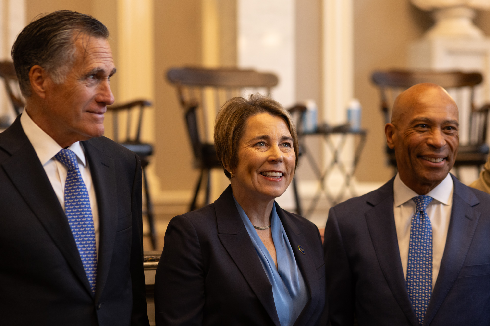 Cheers drown out Healey as she signs immigrant protection bill